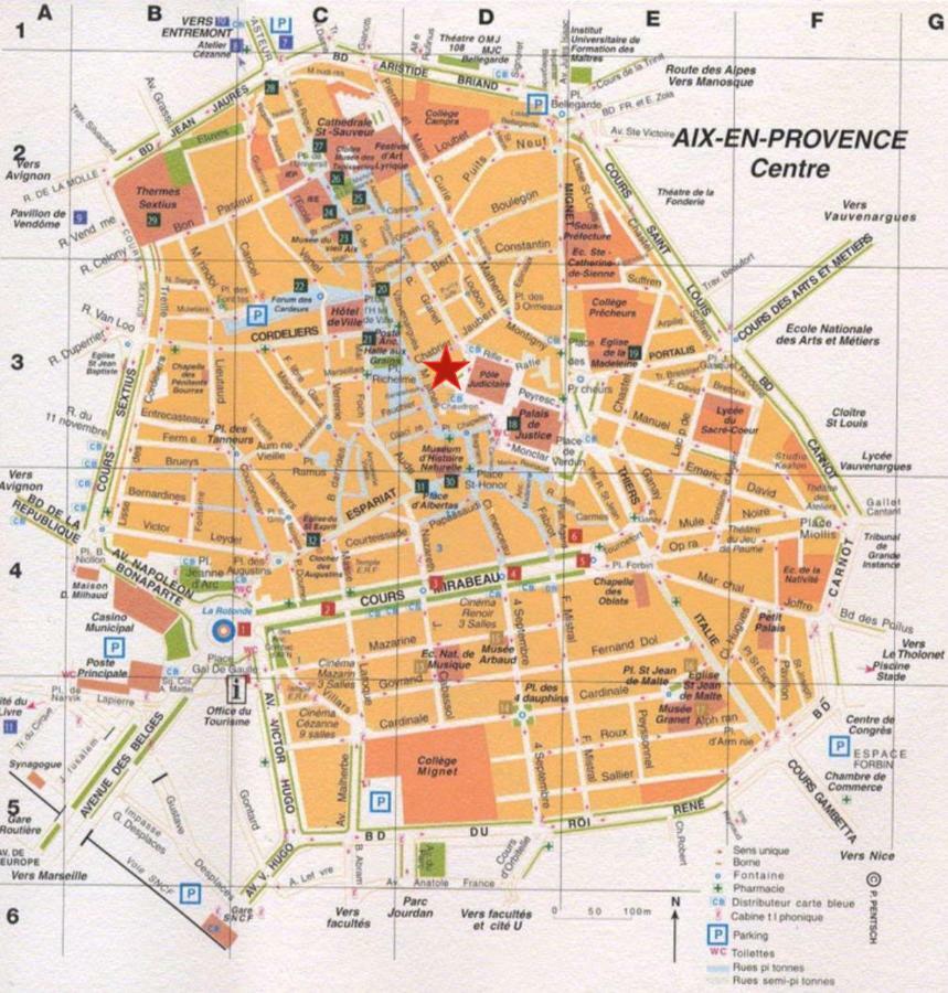 Beau 3 Pieces 83 M2 Au Coeur Du Centre Historique D'Aix En Provence Leilighet Aix-en-Provence Eksteriør bilde